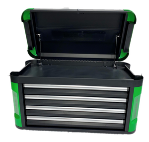 MONSTER TOOLS MBTB4L Large 4 Drawer Tool Box with Bumper. Professional Quality