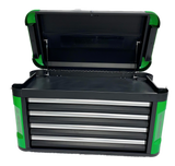 MONSTER TOOLS MBTB4L Large 4 Drawer Tool Box with Bumper. Professional Quality