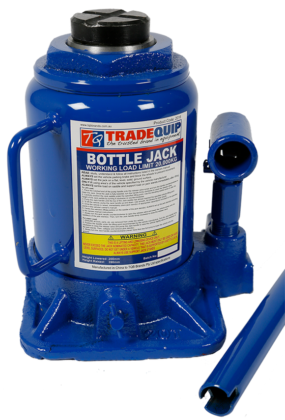 Tradequip 2016 20,000kg Bottle Jack - Squat