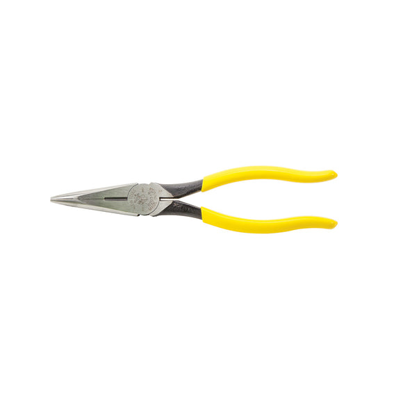 Klein D203-8 203 mm Long-Nosed Pliers - Side-Cutting